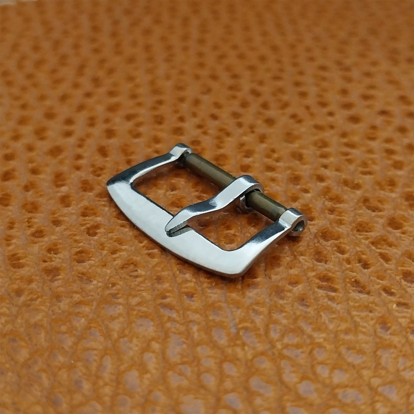 16mm 5/8" Flat Stainless Steel nos Unused 1940s-1950s Vintage Watch Buckle