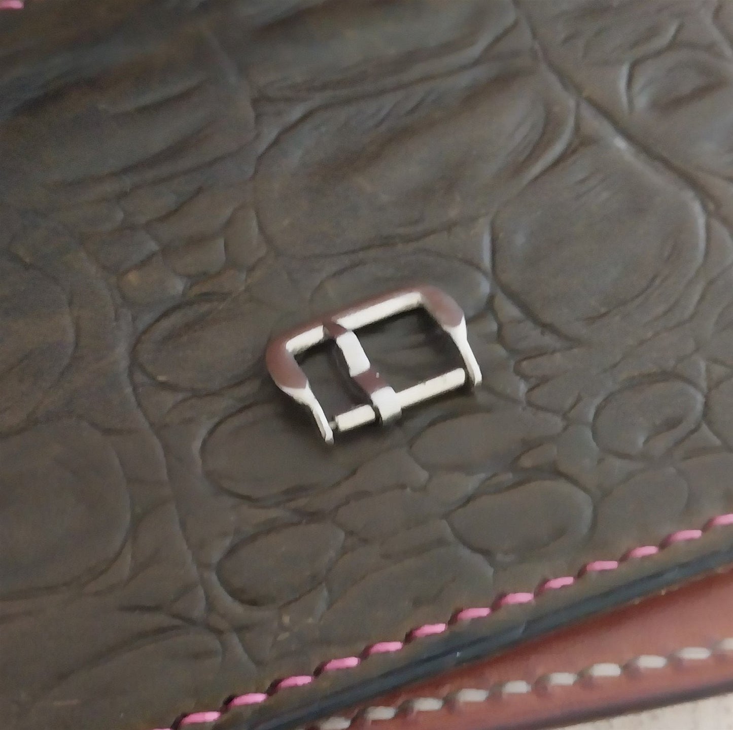 1/2" Silver-Tone Unused 1950s Vintage Watch Band Buckle