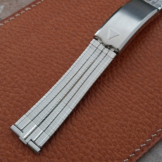18mm 17mm 1960s Stainless Steel JB Champion USA Unused Vintage Watch Band