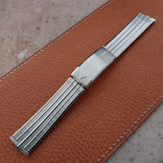 18mm 17mm 1960s Stainless Steel JB Champion USA Unused Vintage Watch Band