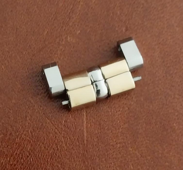 1 JB Champion Stainless Steel & Gold-Filled LINK for 1960s Vintage Watch Band