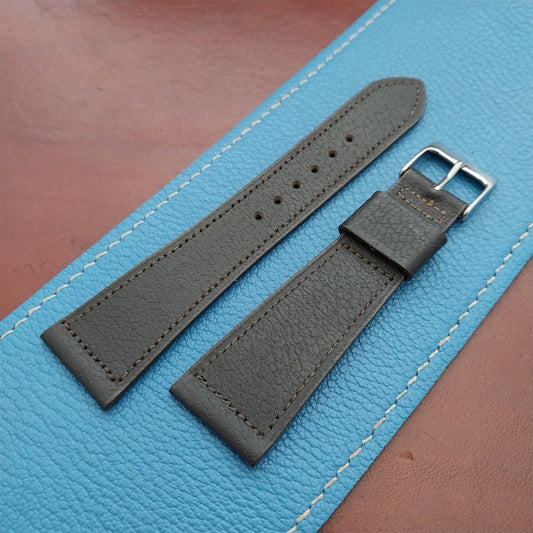 22mm Speidel Saddle Leather Tapered 16/22 Unused 1970s Vintage Watch Band