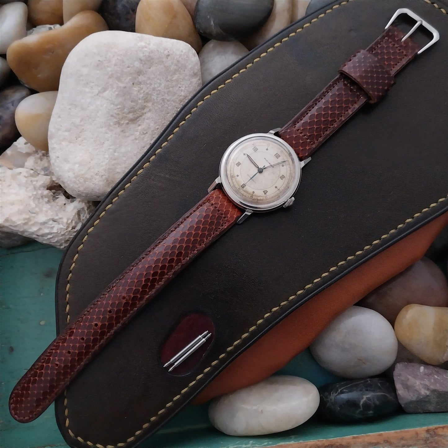 16mm Cobra Single-Keeper Fifth Avenue Unused 1950s Vintage Watch Band