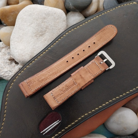 16mm Shell Cordovan Calf-Lined Fifth Avenue nos Unused 1950s Vintage Watch Band