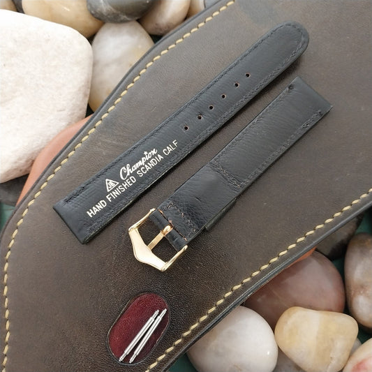 17.5mm Tapered JB Champion 18/16 Scandia Calf Unused 1960s Vintage Watch Band