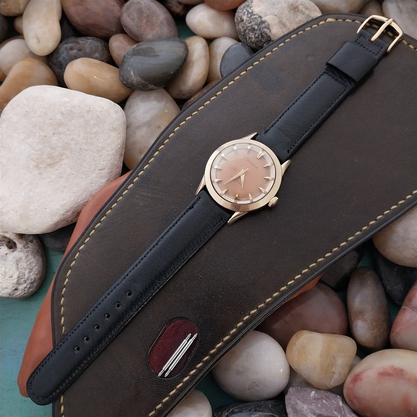 17.5mm Tapered JB Champion 18/16 Scandia Calf Unused 1960s Vintage Watch Band