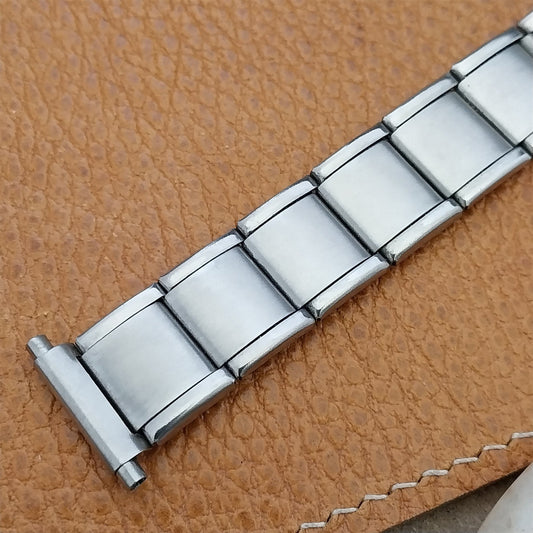 Vintage 16mm 18mm 20mm HC Swiss Stainless Steel Classic 1960s 1970s Watch Band