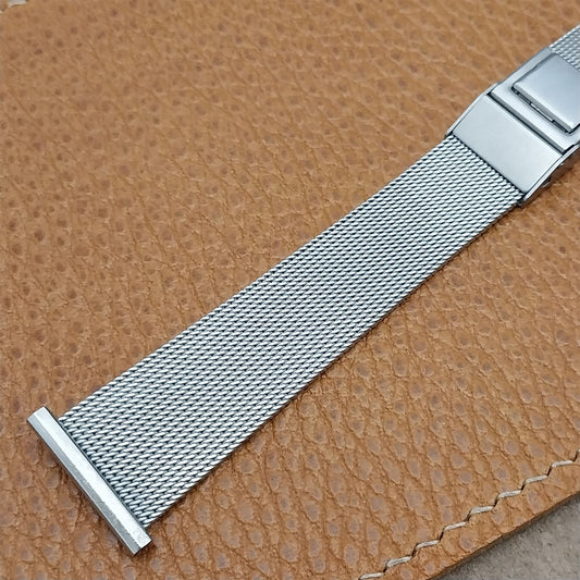 21mm Stainless Mesh Classic JB Champion Unused 1960s-1970s Vintage Watch Band
