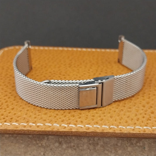 20mm Stainless Mesh Classic JB Champion Unused 1960s-1970s Vintage Watch Band