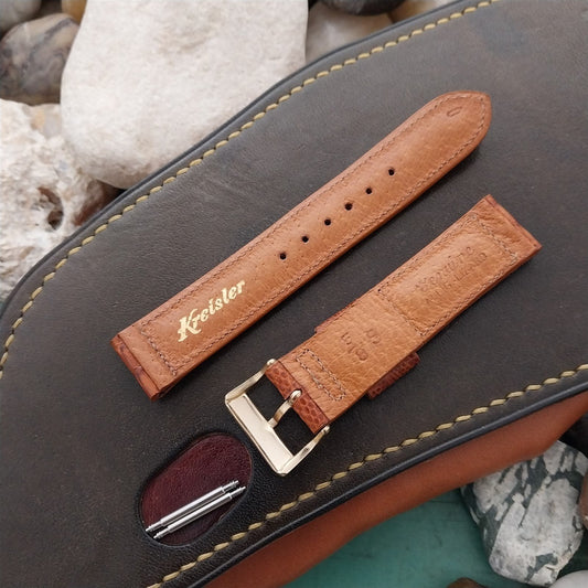 5/8" Kreisler Short Unused Alligator Lizard Classic nos 1950s Vintage Watch Band