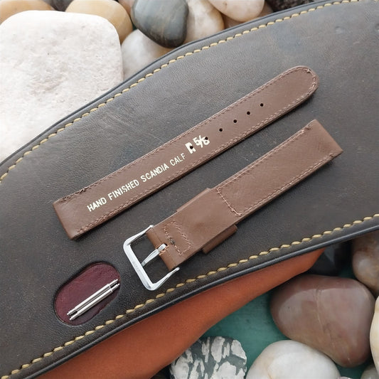 1950s Elgin Logo Buckle & 5/8" JB Champion Classic Unused nos Vintage Watch Band