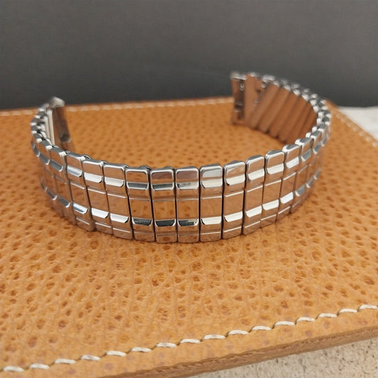 Vintage 5/8" Prospect Stainless Steel Classic Stretch Unused nos Watch Band