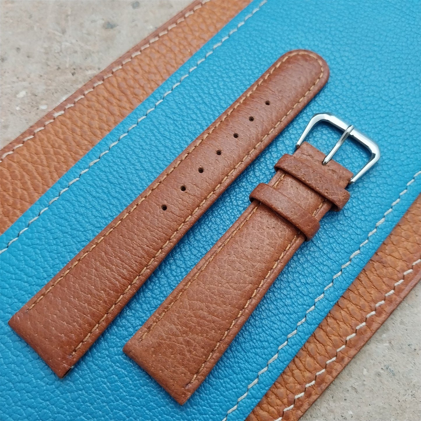 19mm Hadley Roma Classic Tapered Pigskin 19/16 Unused Watch Strap