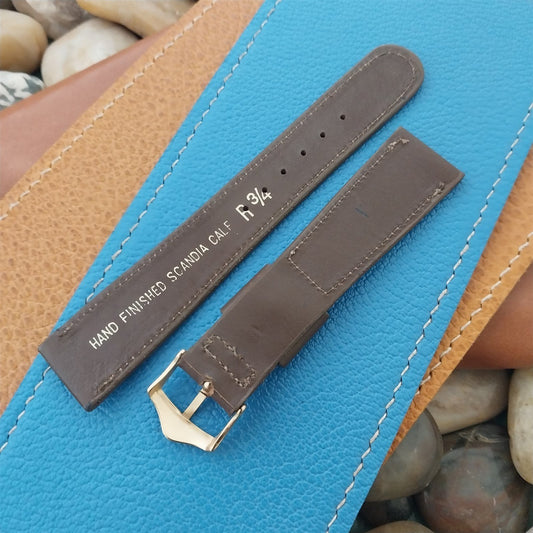 19mm 3/4" JB Champion USA Scandia Calf New Old Stock 1960s Vintage Watch Band