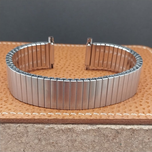 19mm 20mm JB Champion X-Long Brushed Stainless Steel 1970s Vintage Watch Band