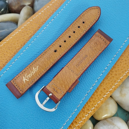 Vintage 16mm Shell Cordovan Kreisler Padded Single-Keeper nos 1950s Watch Band