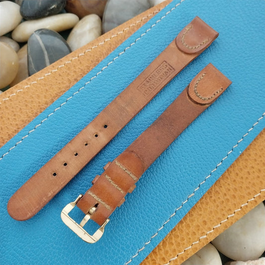 14mm Genuine Shell Cordovan Unused Classic Long 1940s-1950s Vintage Watch Band