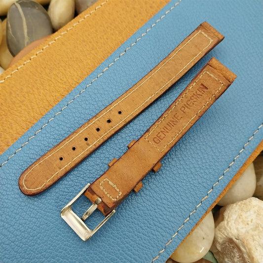 Vintage 12mm Pigskin Unused Classic Double Keeper nos 1940s-1950s Watch Band