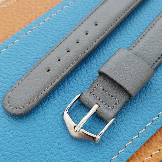 5/8" JB Champion Long Gray Padded Scandia Calf Unused 1950s Vintage Watch Band