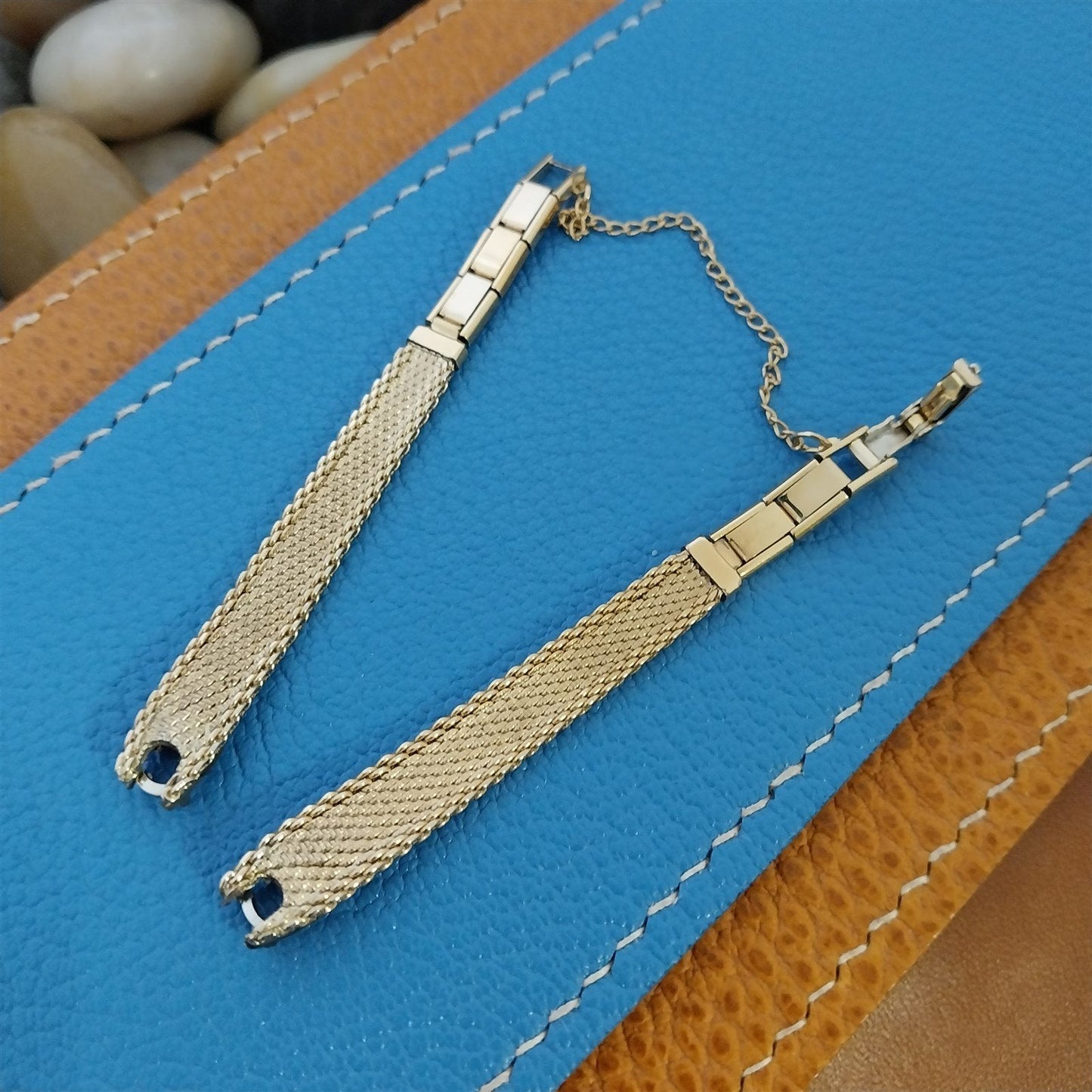 10k Yellow Gold-Filled Mesh Ladies JB Champion Unused 1960s Vintage Watch Band