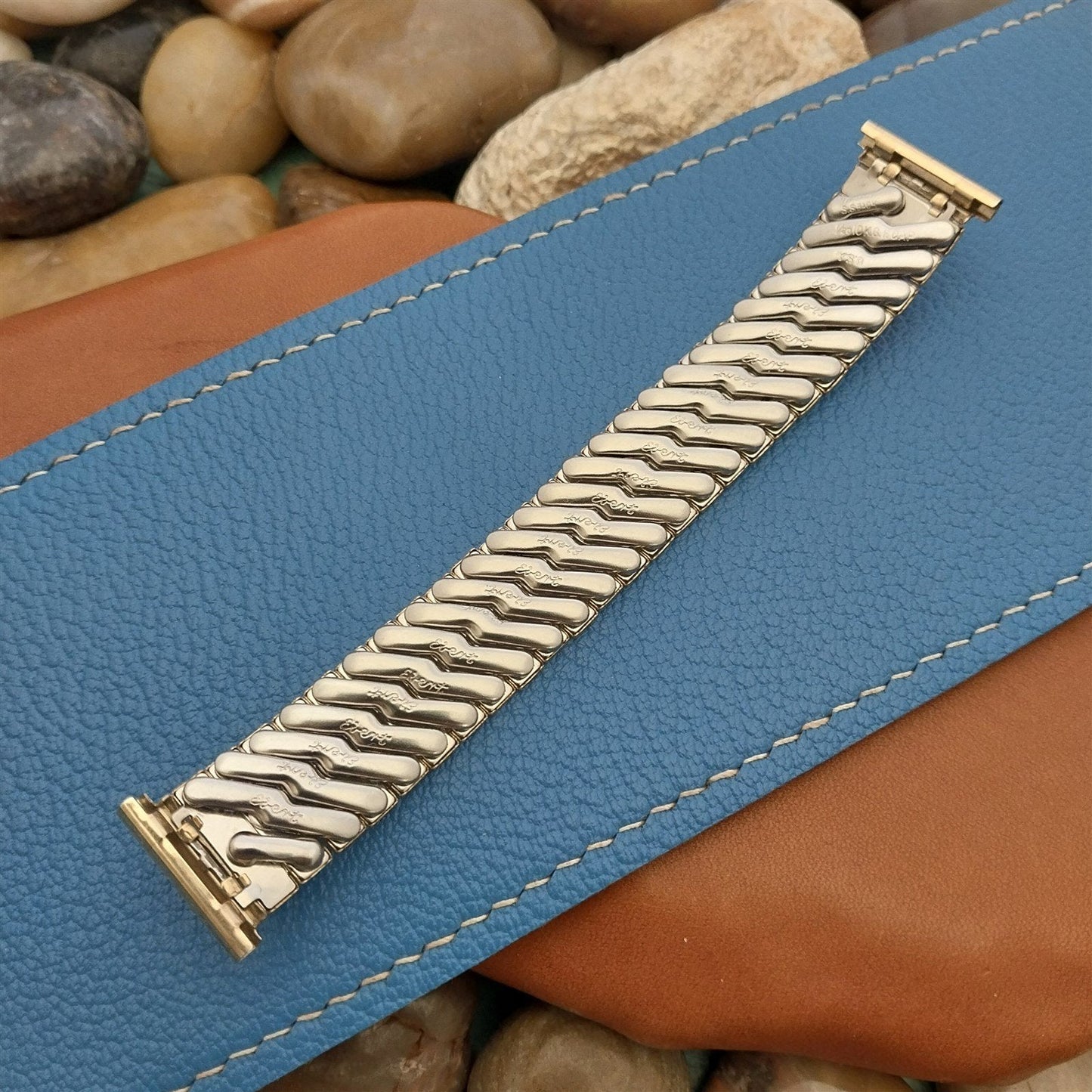 Vintage 16mm 18mm 19mm Gold-Filled Ebert Short Unused Classic 1950s Watch Band