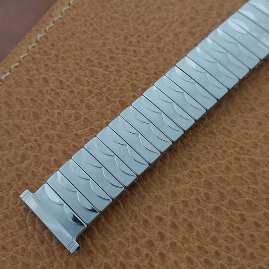 16mm 18mm 19mm Stainless Steel Expansion Gemex USA nos 1960s Vintage Watch Band