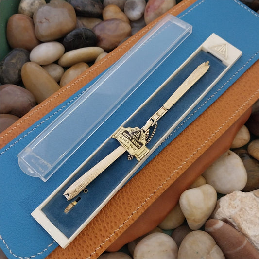 Classic Yellow Gold-Filled Ladies JB Champion Unused 1960s Vintage Watch Band