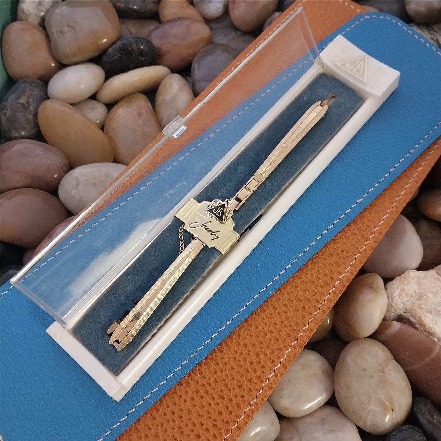 Classic Yellow Gold-Filled Ladies JB Champion Unused 1960s Vintage Watch Band