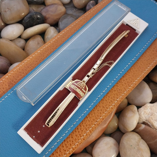 Classic Yellow Gold-Filled Ladies JB Champion Unused 1960s Vintage Watch Band