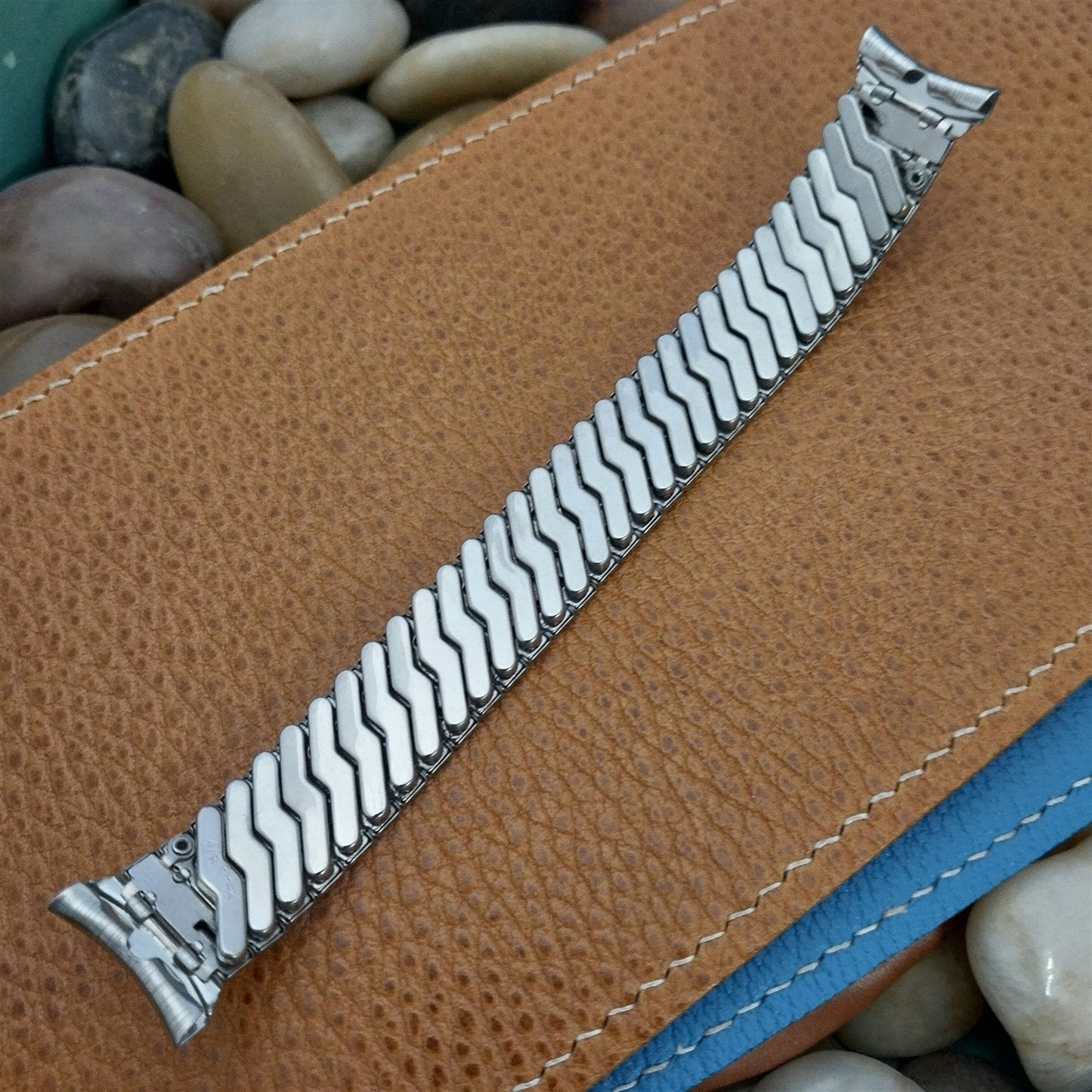 1950s Airflex Canada Made Stainless Steel New Old Vintage Watch Band 19mm nos