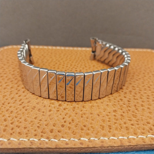 Vintage 1950s Airflex 18mm 17mm 16mm Stainless Steel Unused nos Watch Band