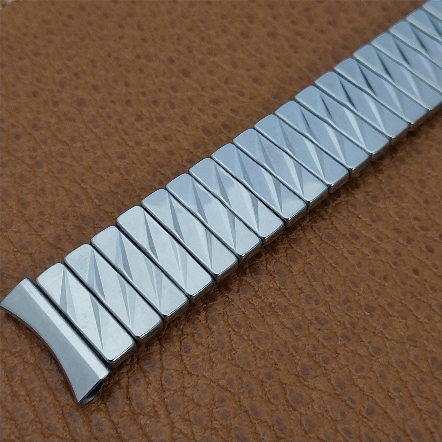 Vintage 1950s Airflex 18mm 17mm 16mm Stainless Steel Unused nos Watch Band