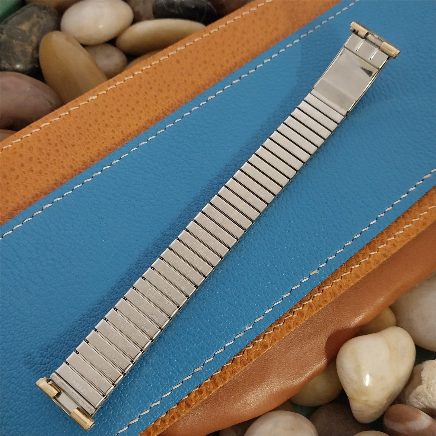 18mm 19mm 17mm Unused Speidel Valencia Calendater 10k Gold Vintage Watch Band