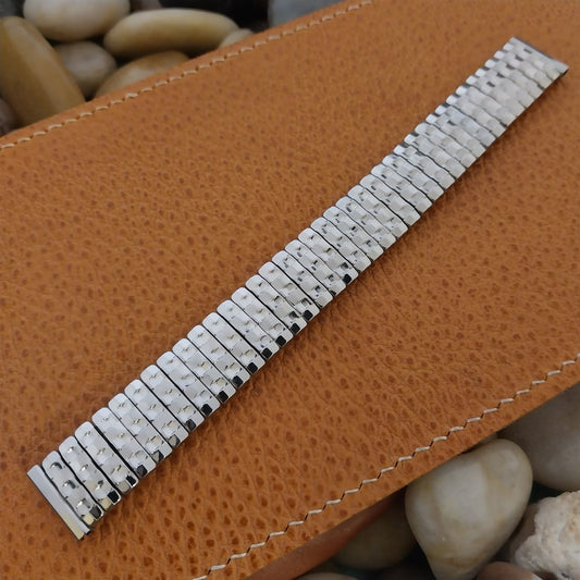 Vintage 5/8" Stainless Steel 1950s Bellavance Classic Stretch Unused Watch Band