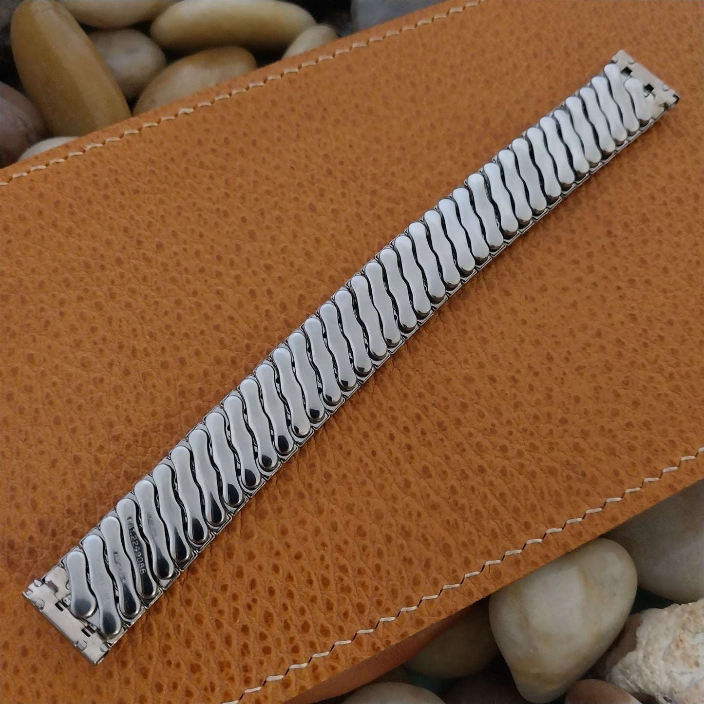 Vintage 5/8" Stainless Steel 1950s Bellavance Classic Stretch Unused Watch Band