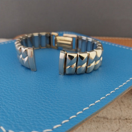 1940s Vintage Stonewall Yellow Gold-Filled 5/8" MCM Unused Classic Watch Band