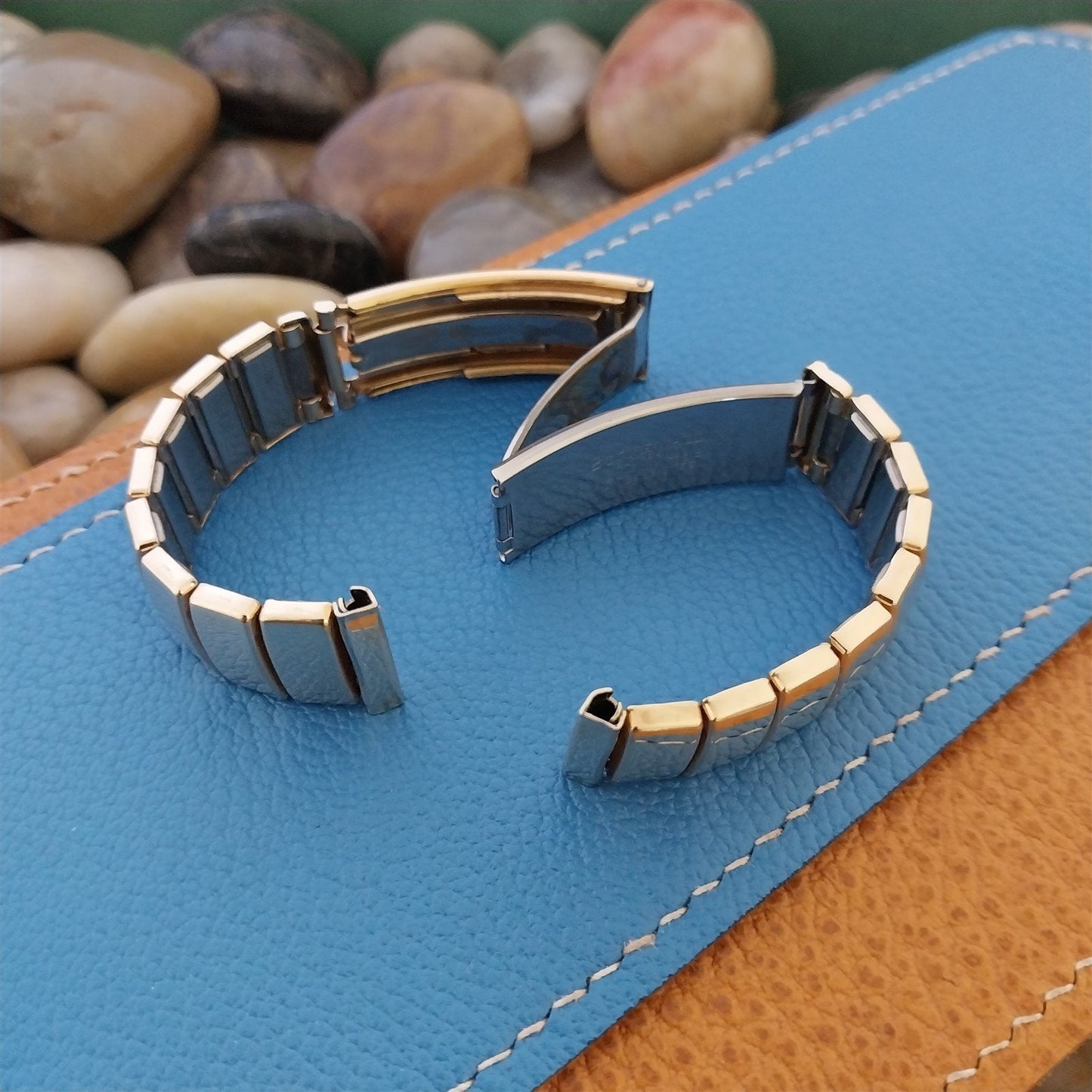 1940s Vintage Stonewall Yellow Gold-Filled 5/8" MCM Unused Classic Watch Band