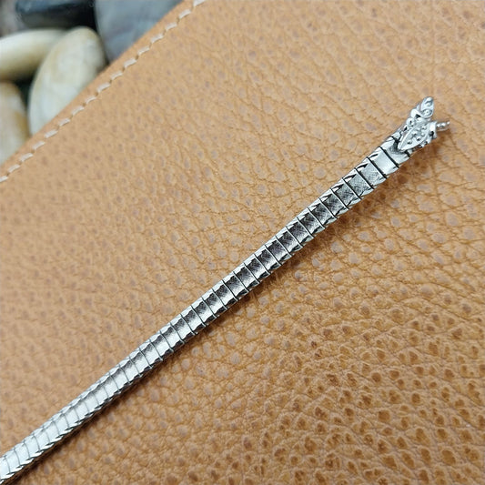 Ladies White Gold RGP & Diamond Single-Lug Speidel Unused nos Vintage Watch Band