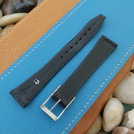 Vintage 17.4mm Bulova Accutron Hi-Fi Rubber Classic Tapered Unused Watch Band