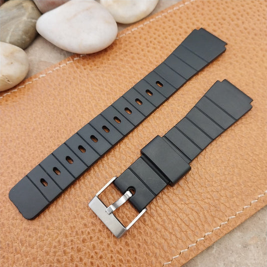 16mm Flared to 20mm Classic LCD Unused Old-Stock nos Vintage Watch Band