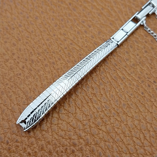 Classic 10k White Gold-Filled Ladies JB Champion Unused 1960s Vintage Watch Band