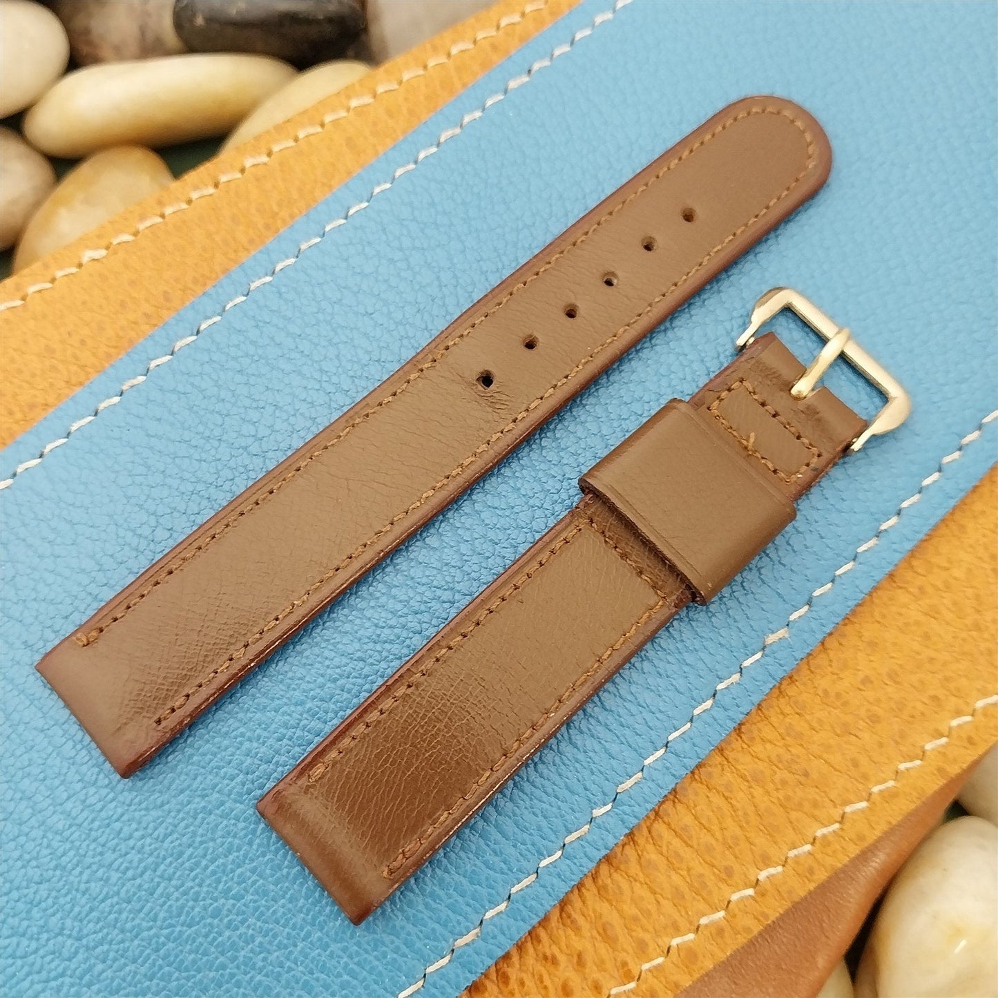 5/8" Classic Gemex USA Calf Single-Keeper Unused nos 1950s Vintage Watch Band