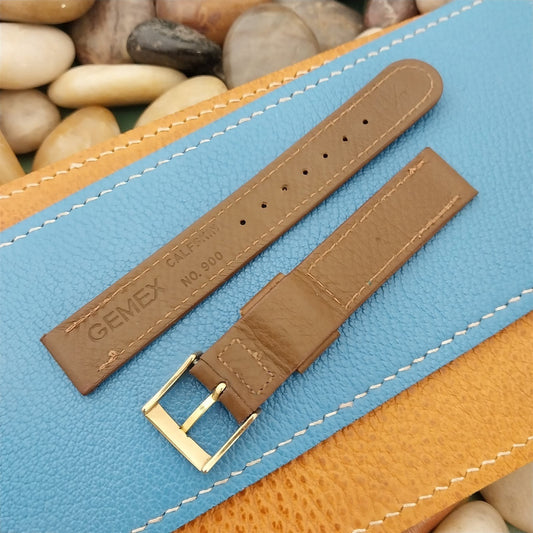 5/8" Classic Gemex USA Calf Single-Keeper Unused nos 1950s Vintage Watch Band