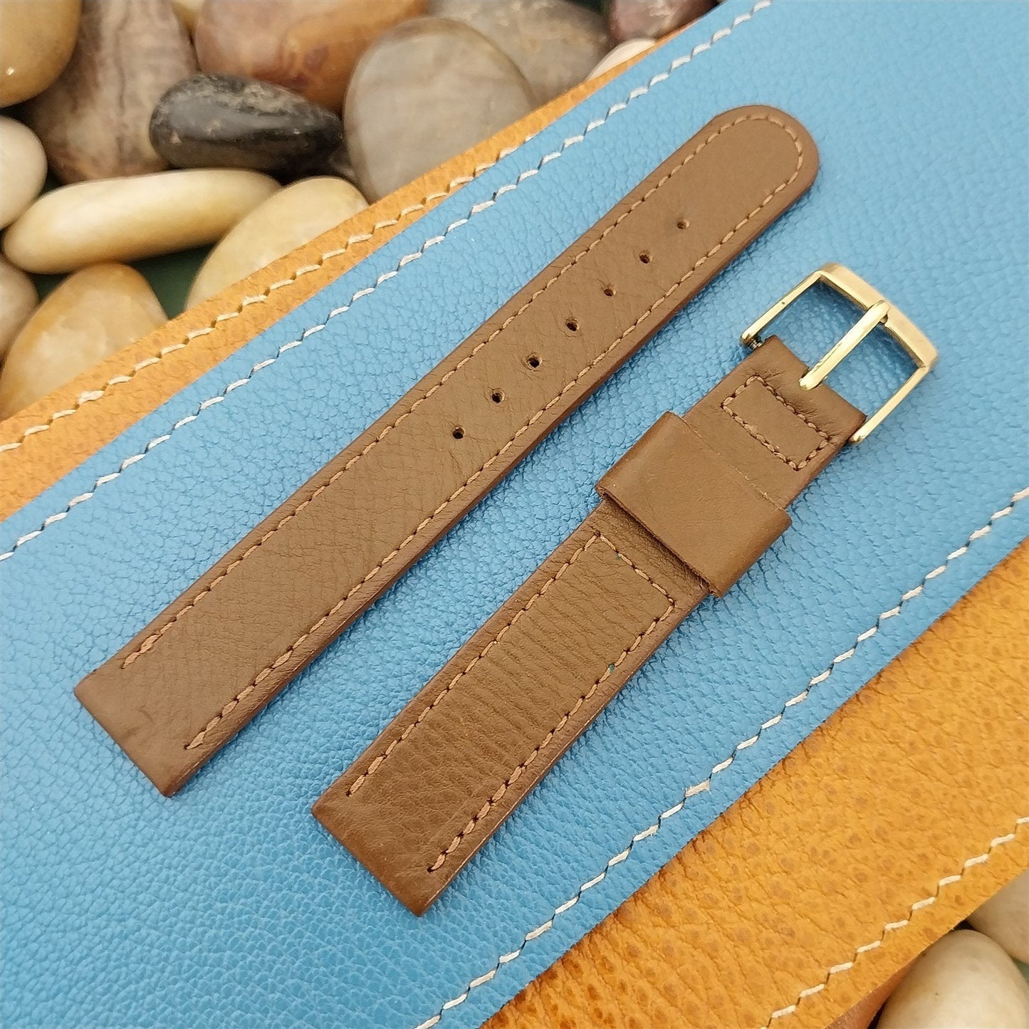 5/8" Classic Gemex USA Calf Single-Keeper Unused nos 1950s Vintage Watch Band