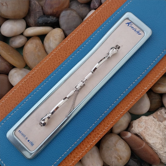 Kreisler Gold-Filled & Rhinestone Ladies Unused 1960s Vintage Short Watch Band