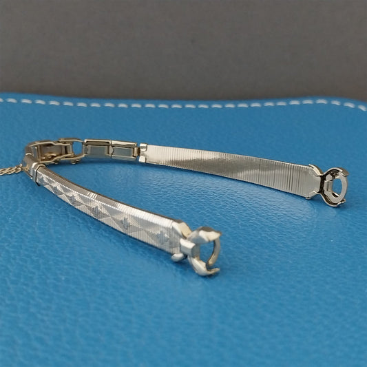 Vintage 1960s Speidel Yellow Gold-Filled Ladies Unused 1960s 2 Piece Watch Band