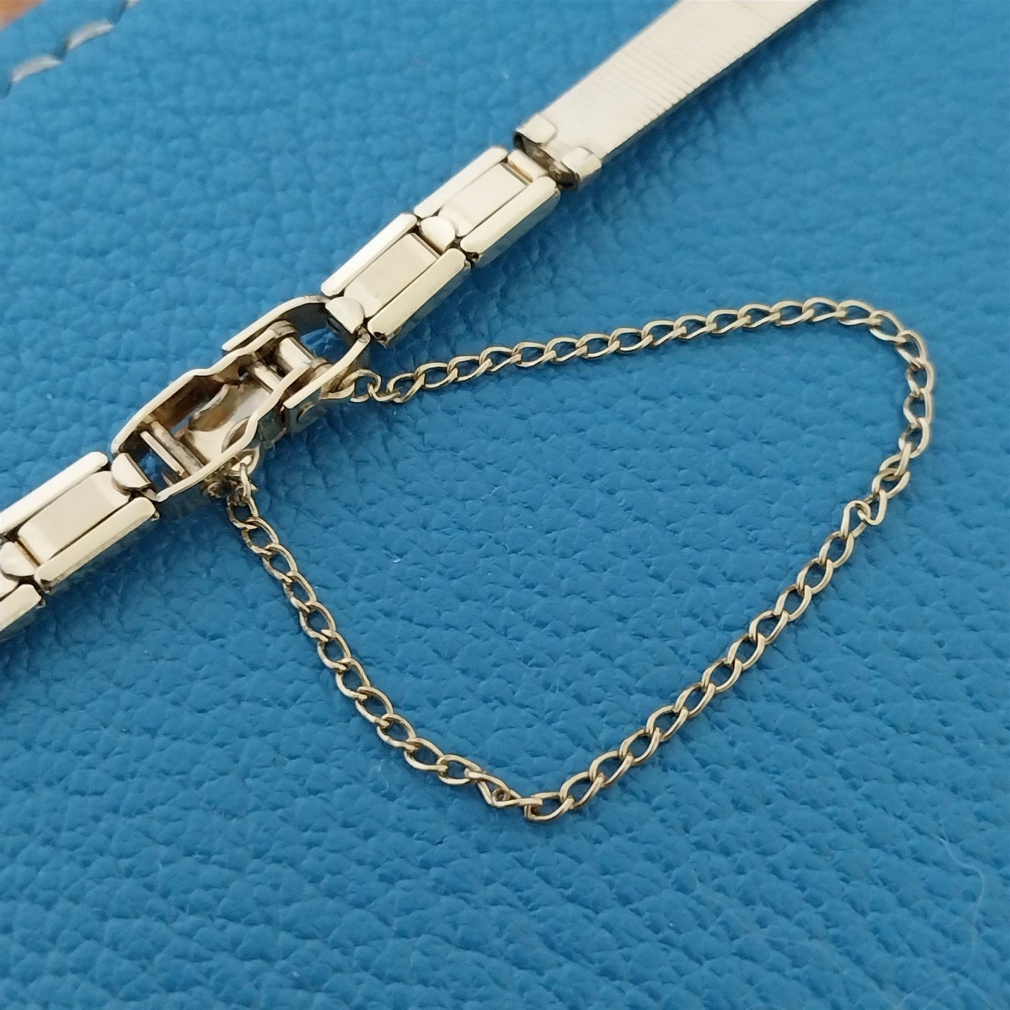 Vintage 1960s Speidel Yellow Gold-Filled Ladies Unused 1960s 2 Piece Watch Band