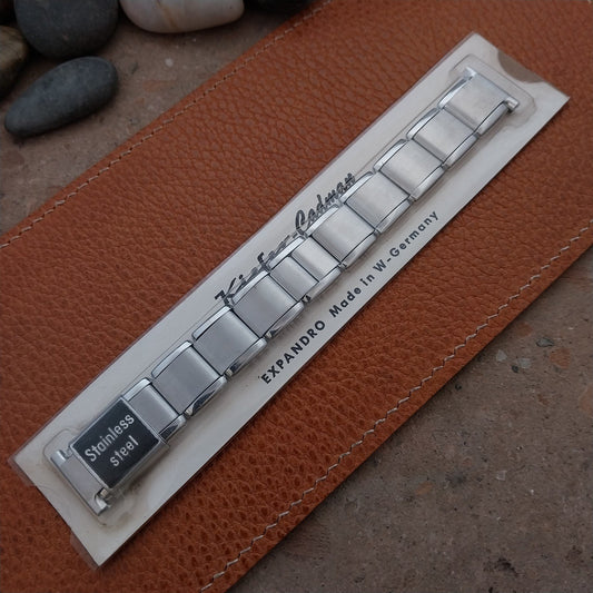 Vintage 18mm 17mm Kiefer Cadman Stainless Steel Classic Unused Watch Band
