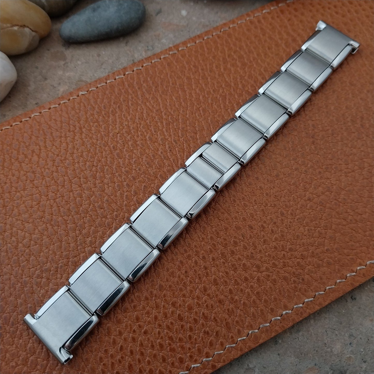 Vintage 18mm 17mm Kiefer Cadman Stainless Steel Classic Unused Watch Band