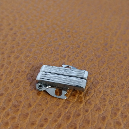 1 Vintage Original Unused Baldwin Stainless Steel NOS Stretch Watch Band Link